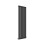 AICA (Single 1800x590mm, Black) Designer Oval Column Radiator Central Heating 4