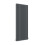 AICA (Double 1800x590mm, Anthracite) Designer Oval Column Radiator Central Heating 4