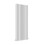 AICA (Double 1800x590mm, White) Designer Oval Column Radiator Central Heating 4