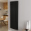 AICA (Double 1800x590mm, Black) Designer Oval Column Radiator Central Heating 1