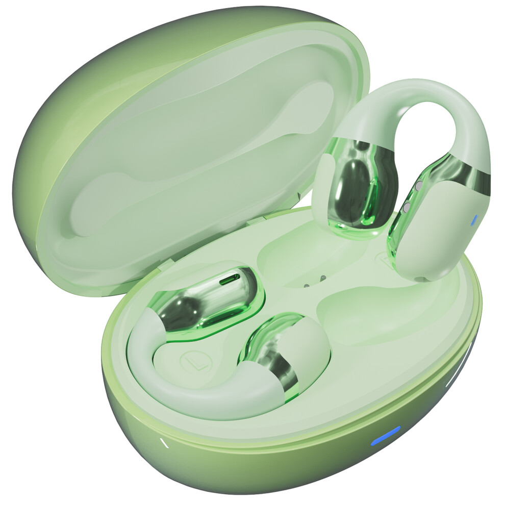 (Green) Headphones Wireless Sports Stereo Music Headset Green 6914272663396