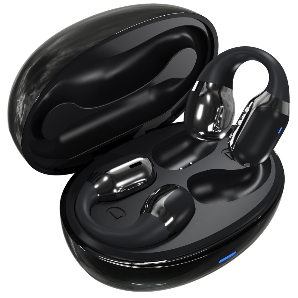 (Black) Headphones Wireless Sports Stereo Music Headset Black 6914276289295