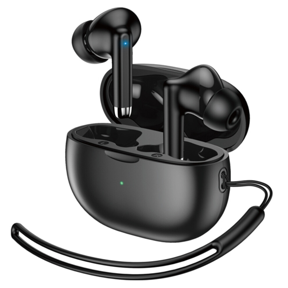 (Black) Headphones Control Wireless Stereo Music Headset Black 6914270958708