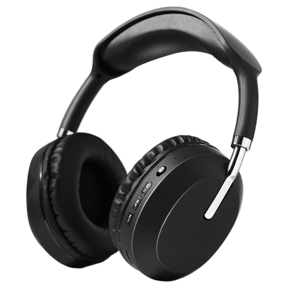 (Black) Headphones Time Ear Wireless Headsets Support Fm Black 6914276409952