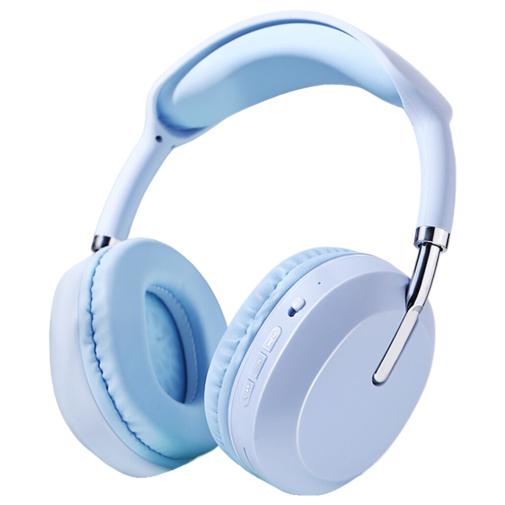 (Baby ) Headphones Time Ear Wireless Headsets Support Fm Blue 6914273901695