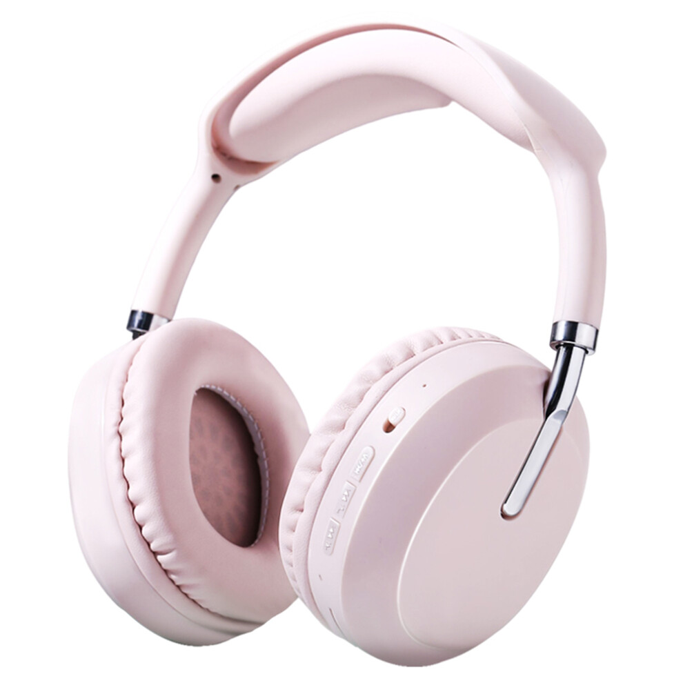(Pink) Headphones Time Ear Wireless Headsets Support Fm Pink 6914274773741