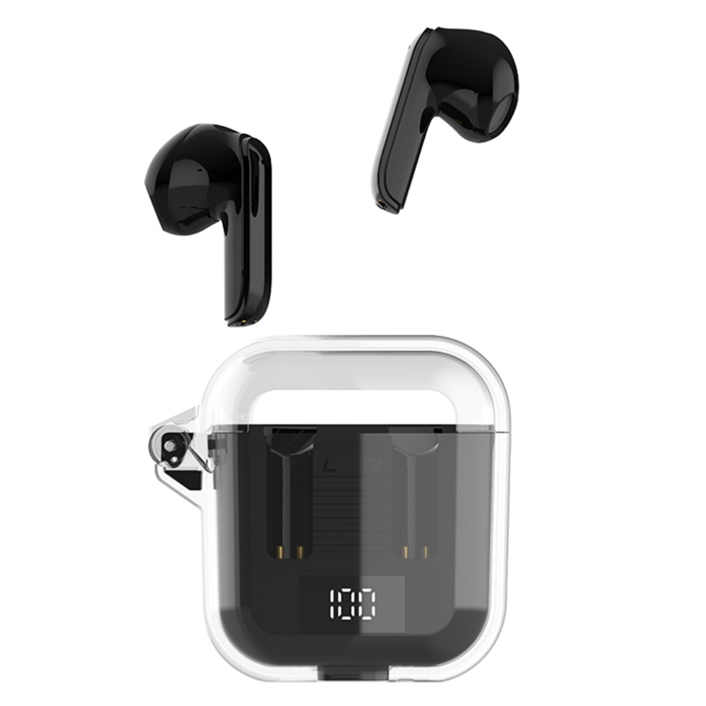 (Black) Headphones In-Ear Bluetooth-Compatible Earphones Black 6914279265234