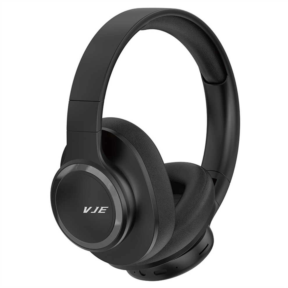 (Black) Headphones Eless Headset Support Aux Tf Fm Black 6914272924404