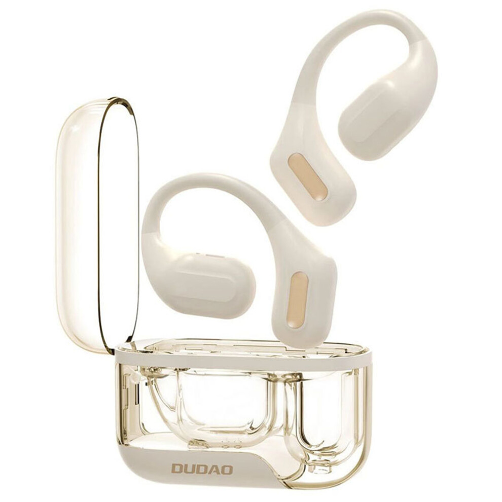 (White) Headphones Hone Ear Hanging Sports Music Headset White 6914270775411