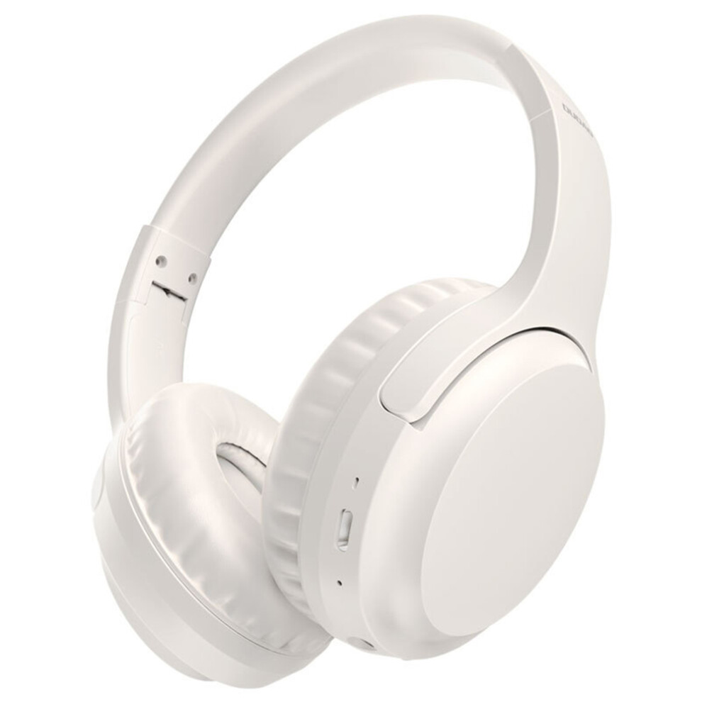 (Beige) Headphones Foldable Hifi Stereo Wireless Headset Beige 6914278406003
