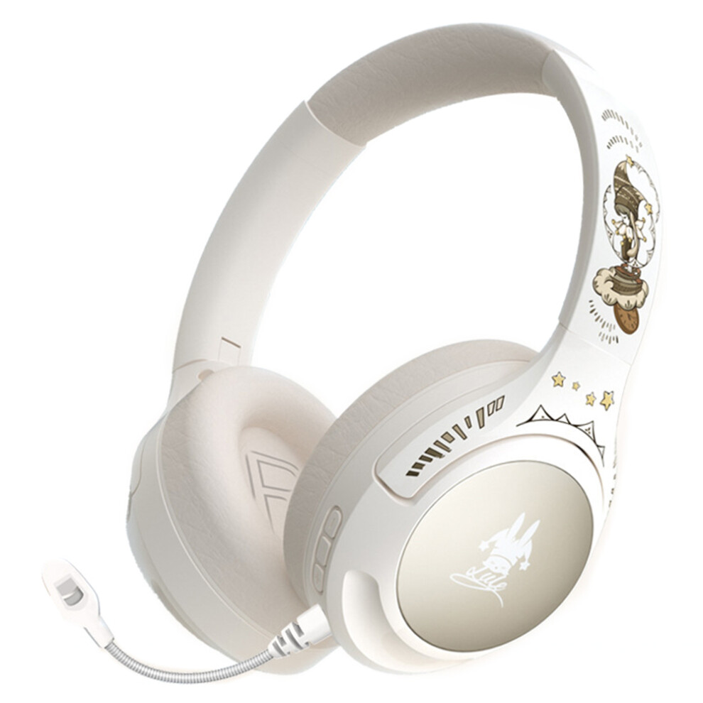 (White) Headphones Ireless Over-Ear Gaming Music Headset White 6914270227408