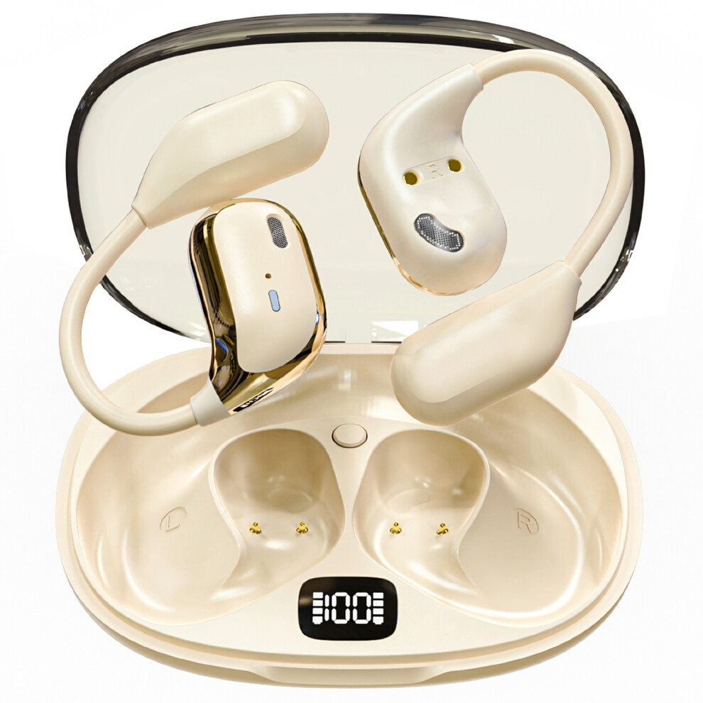 (Nude) Headphones L Display Ear Hook Music Call Headset 6914279104120