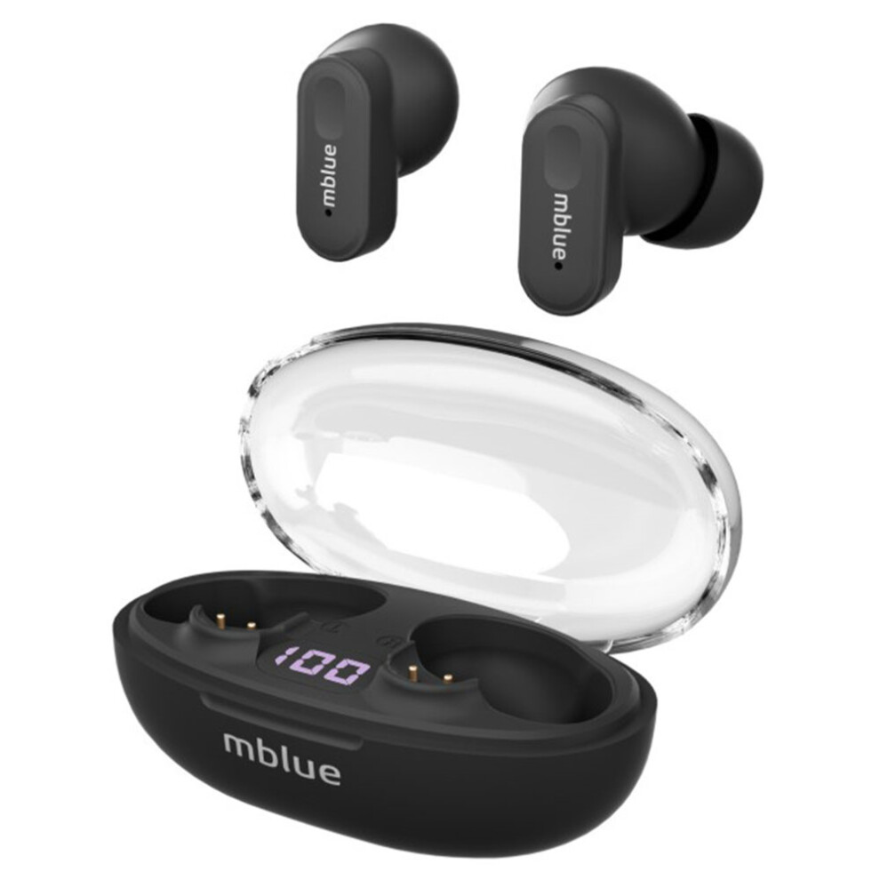 (Black) Headphones Y Wireless Music Calls In-Ear Headset Black 6914271025942