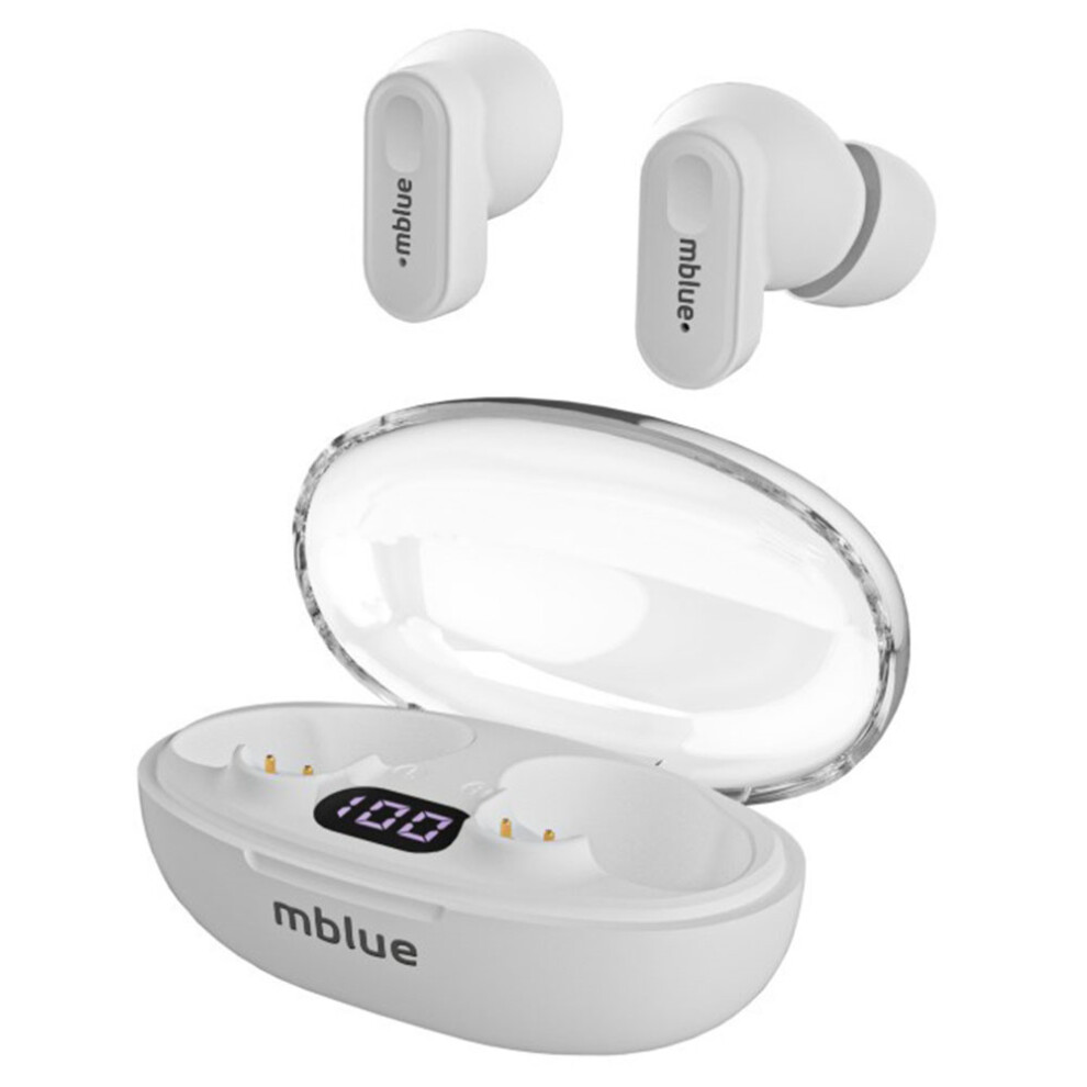 (White) Headphones Y Wireless Music Calls In-Ear Headset White 6914276802821