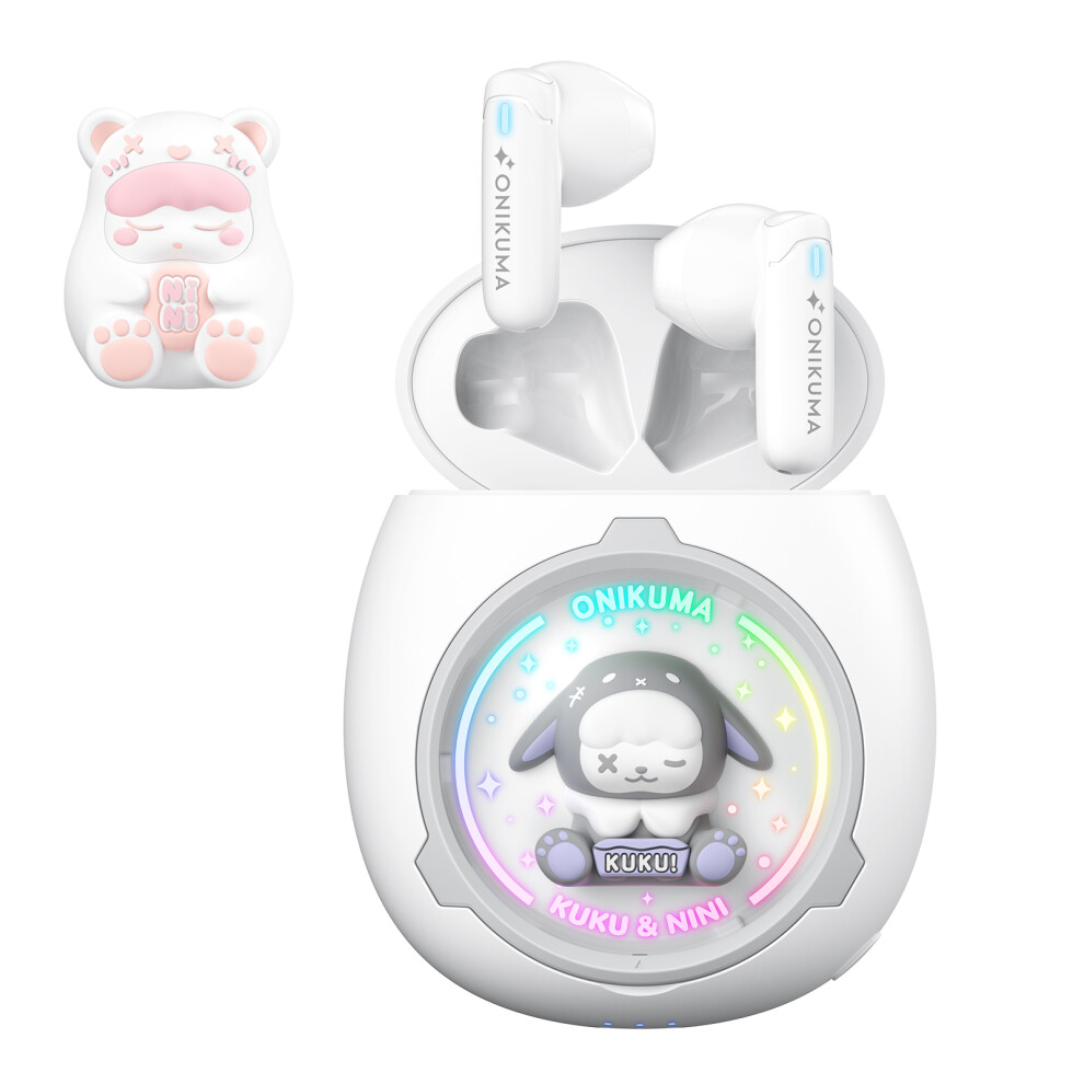 (White) Headphones Headset Hifi Music Wireless Earphones White 6914270117877