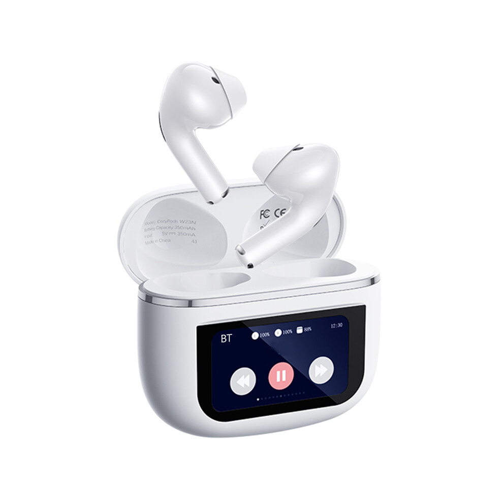 (White) Headphones Elling Bluetooth-Compatible Earphones White 6914270388727