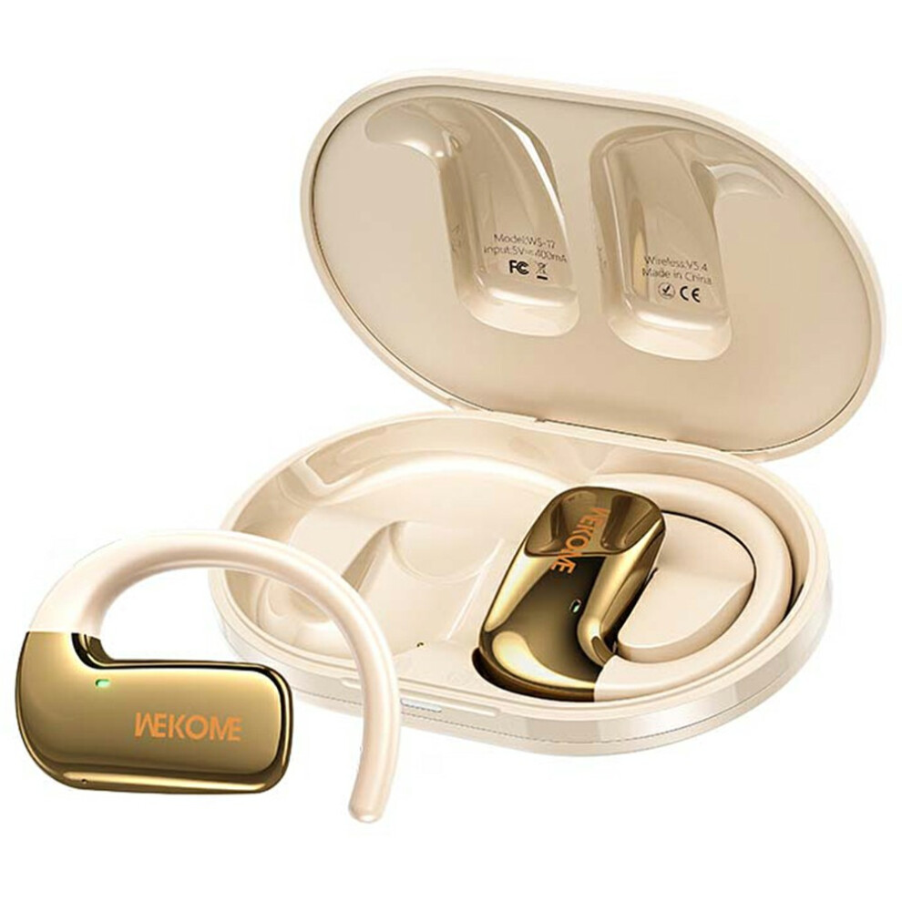 (White) Headphones Anging Earphones Earbuds 15H Playtime White 6914271895781