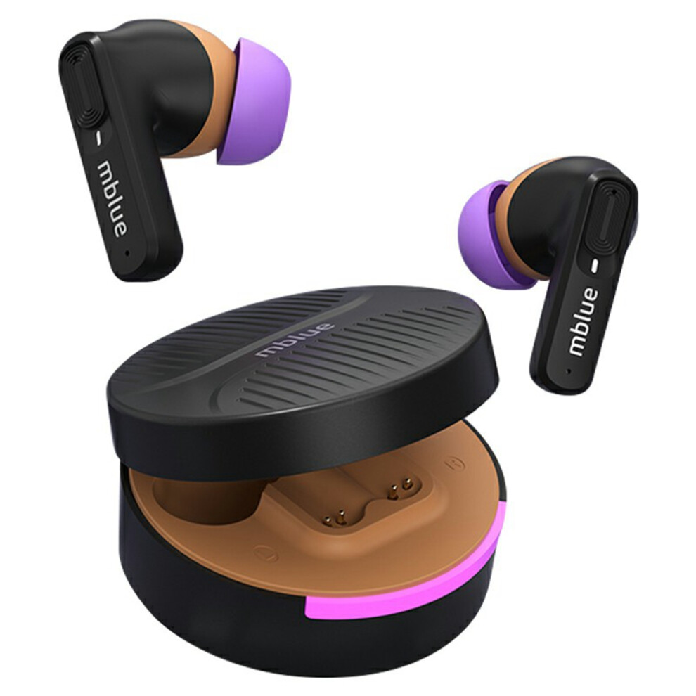 (Black) Headphones Earbuds Low Latency Gaming Earphones Black 6914275657774