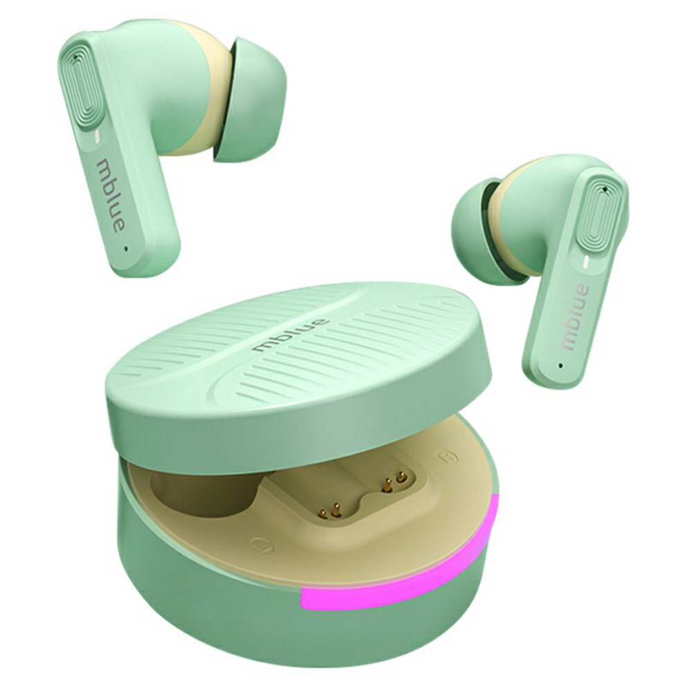 (Mint ) Headphones Earbuds Low Latency Gaming Earphones Green 6914278870859