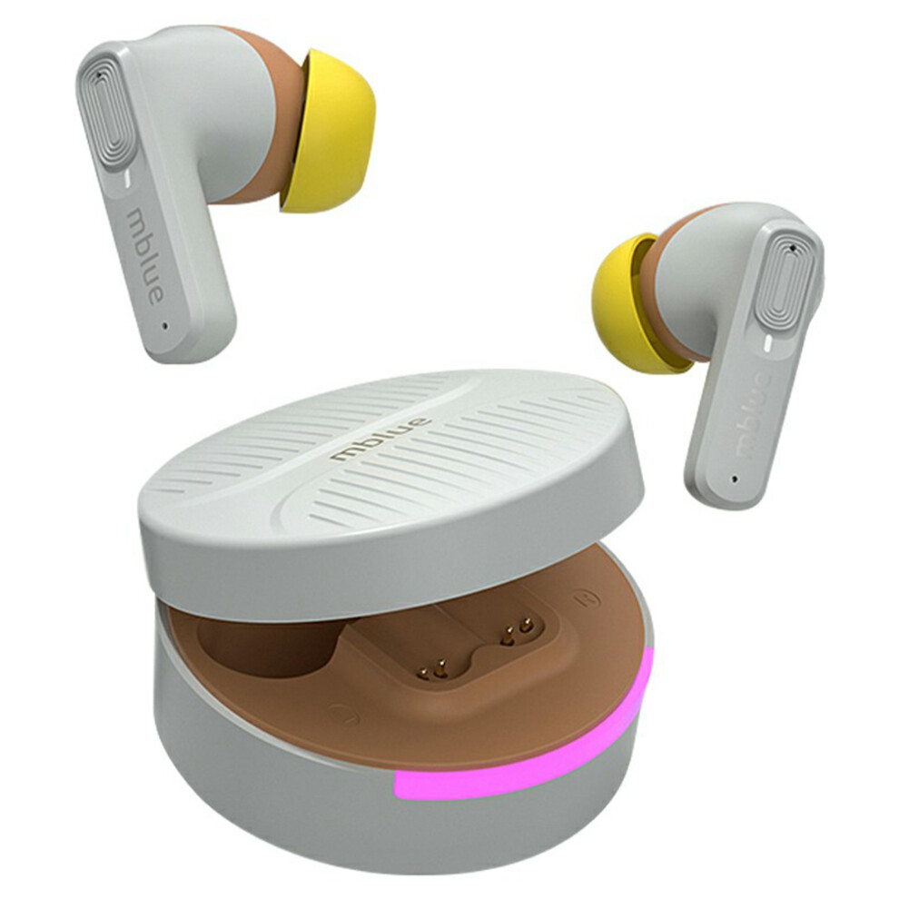 (Grey) Headphones Earbuds Low Latency Gaming Earphones Grey 6914276503148