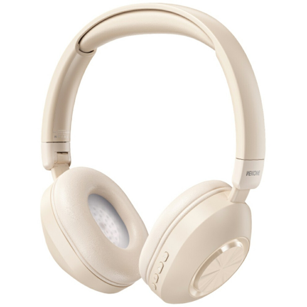 (Beige) Headphones Eadset With Microphone 40Mm Driver Beige 6914273281179