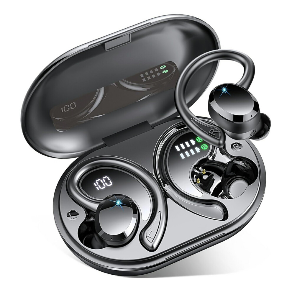 (Black) Headphones Ng Stereo Headphones Wireless Earbuds Black 6914275686231