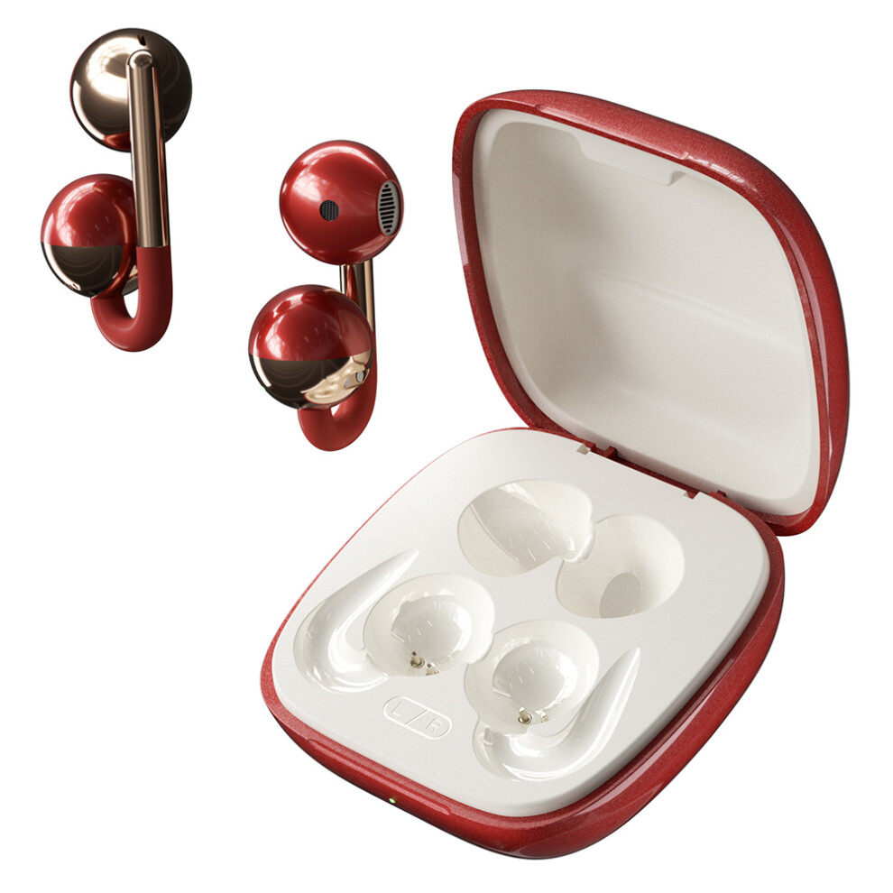 (Red) Headphones Eduction Semi In Ear Gaming Earphones Red 6914276645688