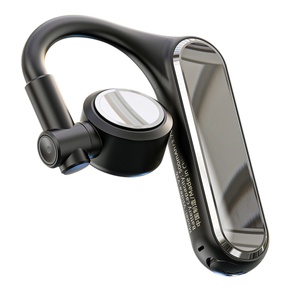 (Black) Headphones Ingle Ear Headphone Support 2 Devices Black 6914273080093