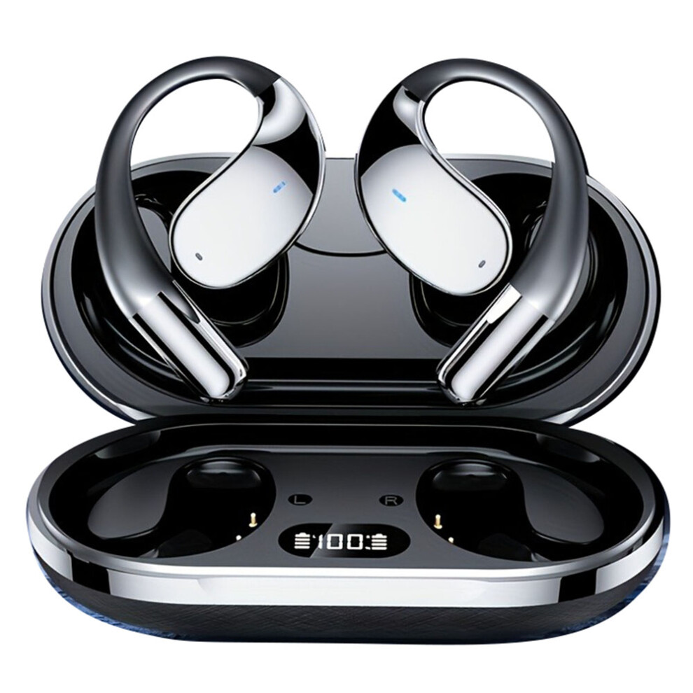 (Black) Headphones Bluetooth-Compatible Music Earphones Black 6914276444038