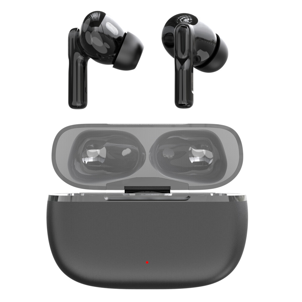 (Black) Headphones Cancellation Cvc Music Game Earphone Black 6914275909729