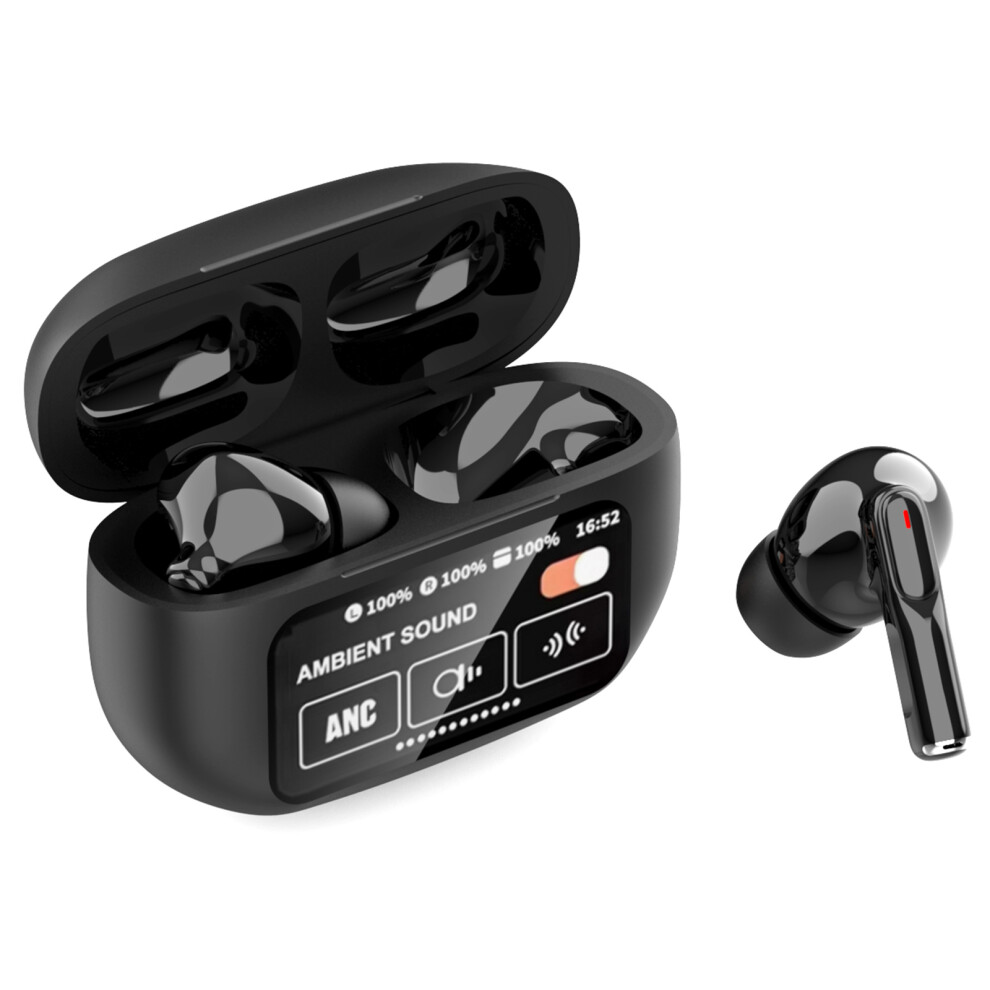 (Black) Headphones Earphones Waterproof Wireless Headset Black 6914272017090