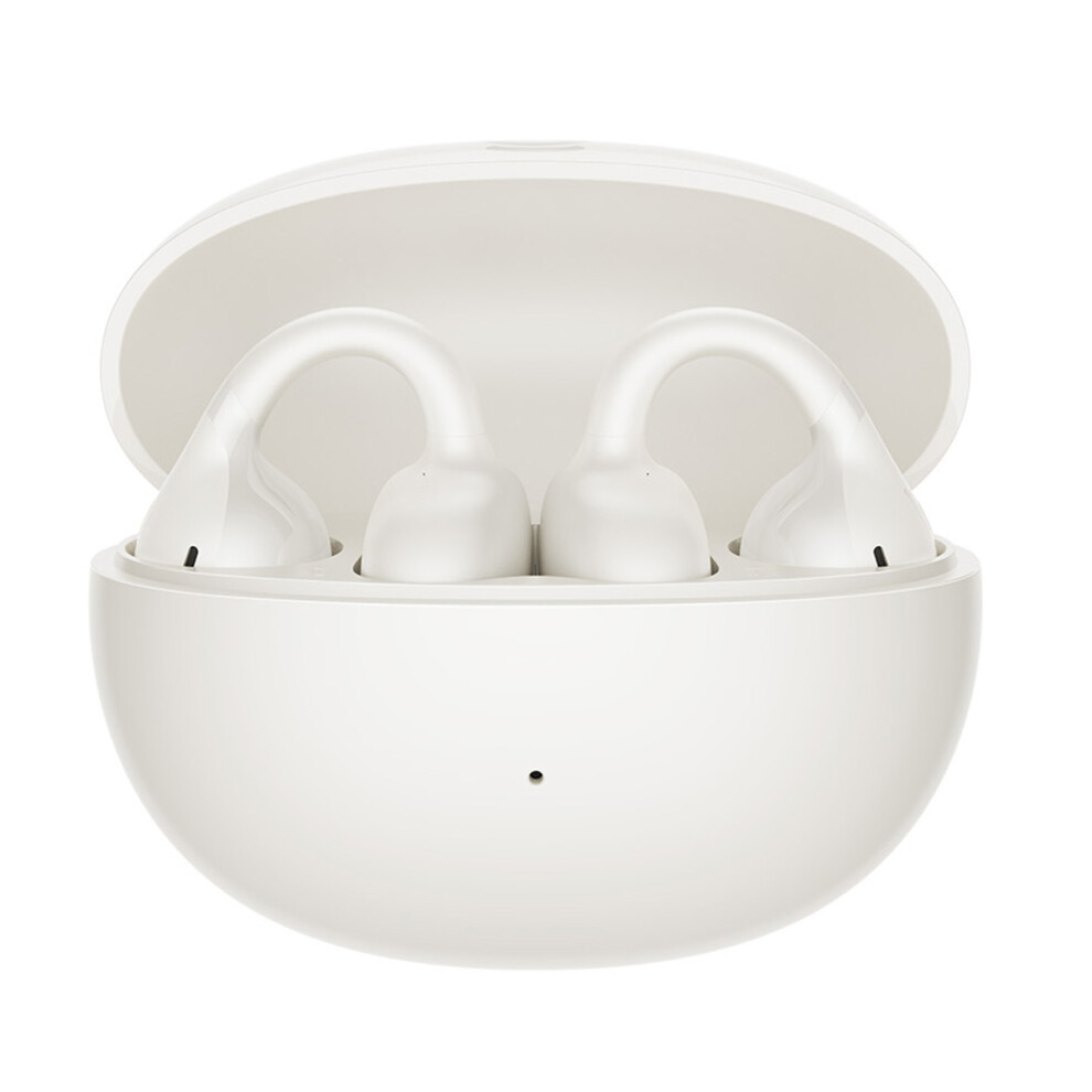 (White) Headphones Bluetooth-Compatible Earclip Headsets White 6914274622971
