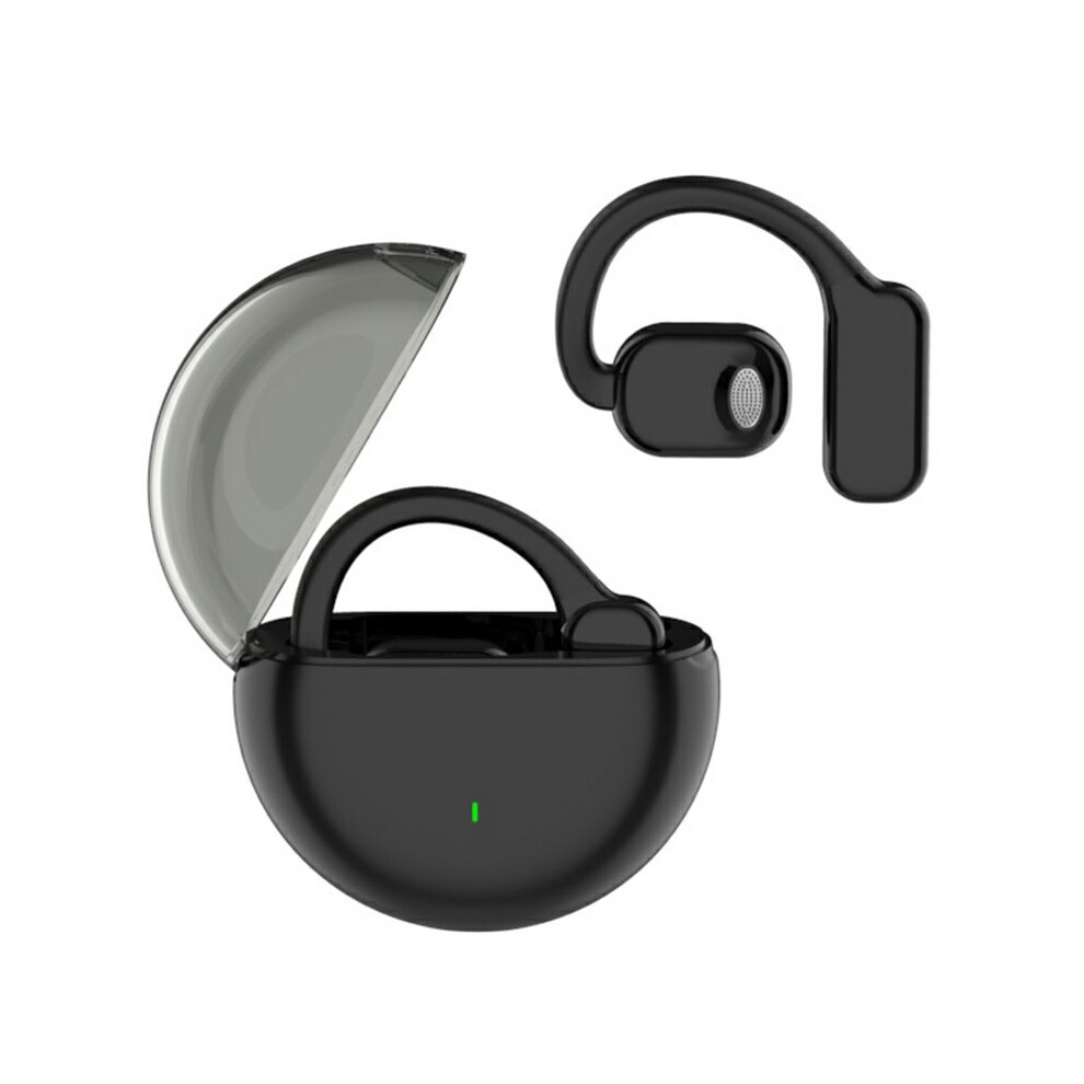 (Black) Headphones Reless Bluetooth-Compatible Earphones Black 6914278248306