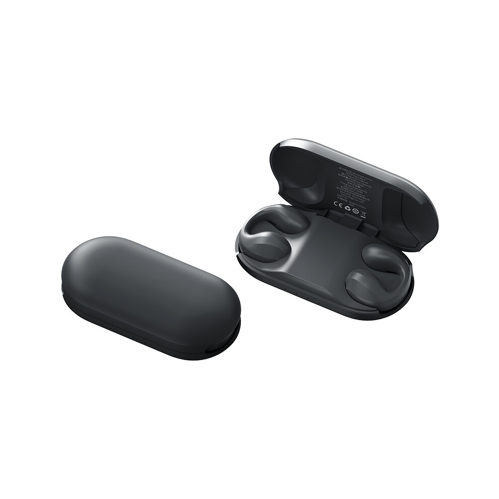 (Black) Headphones Earphones Ear Cuffs Wireless Headset Black 6914276763542