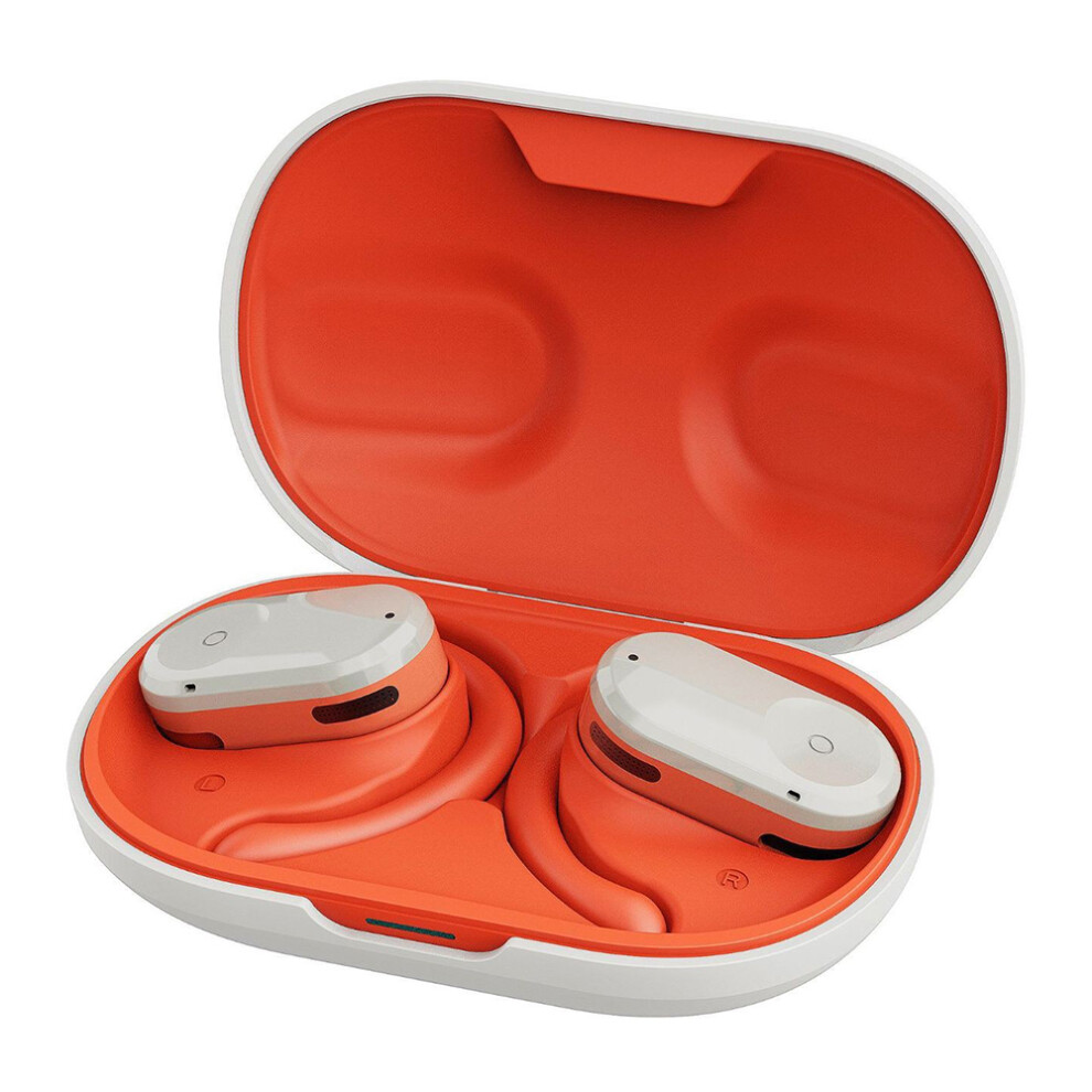 (Whiteorange) Headphones Tion Ear Hanging Stereo Music Headset 6914278390548