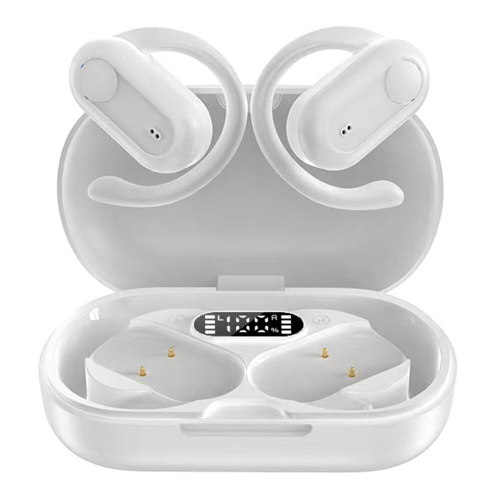 (White) Headphones Tion Rotary Ear Hook Wireless Earbuds White 6914278490170