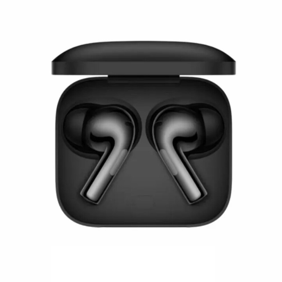 (Black) Headphones -Ear Headphone Touch Control Earphone Black 6914270506619