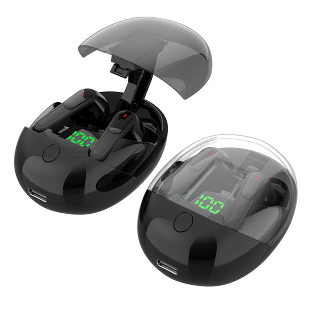 (Black) Headphones Ss Headphones Touch Control Earphones Black 6914275255826