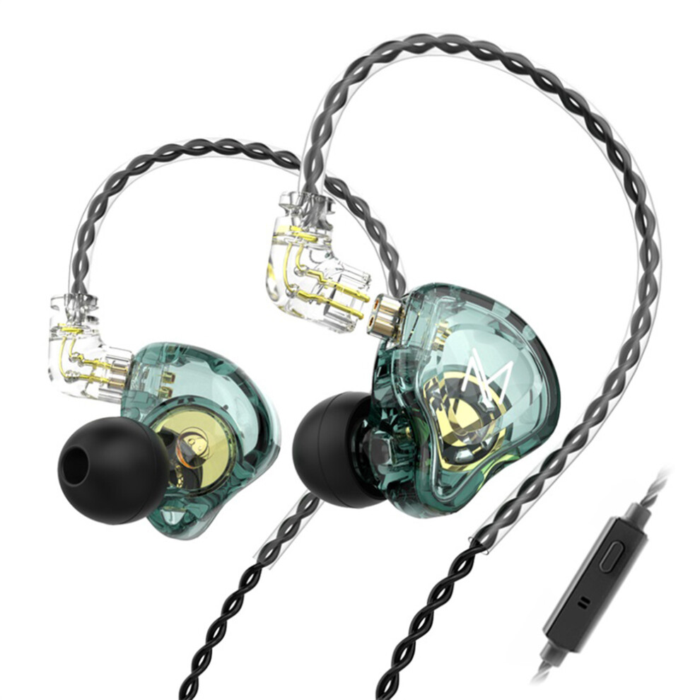 (Green) Headphones Sports Earphone, 3.5Mm Wire With Mic Green 6914272332865