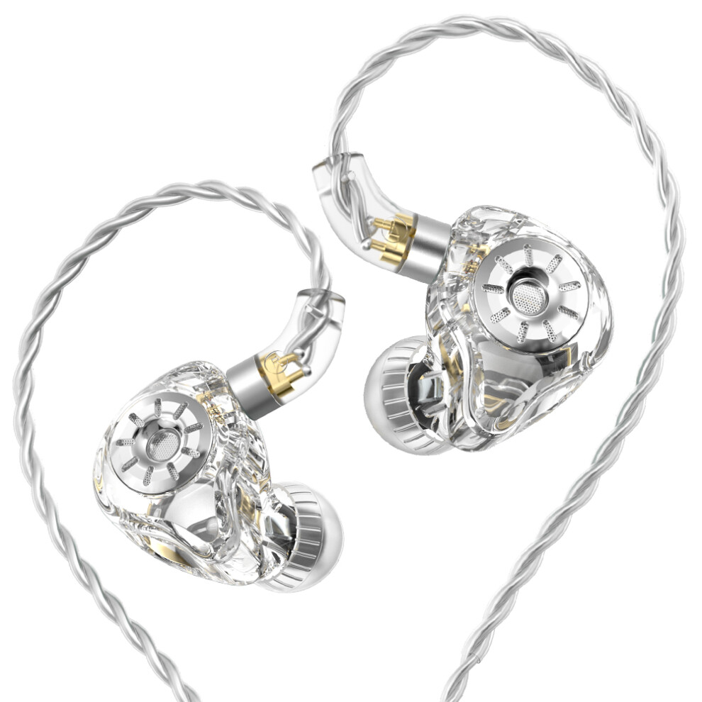 (Transparent ) Headphones Ifi Music Tunable Headset Without Mic White 6914274632529