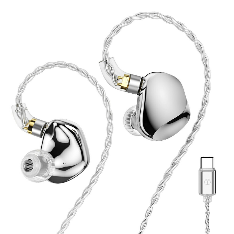 (Silver) Headphones Ne 9-Unit Hifi Music Headset With Mic Silver 6914274110775