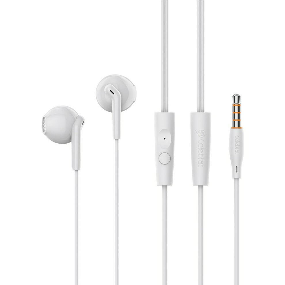 (White) Headphones Re Control Stereo Music Calls Headset White 6914279825391