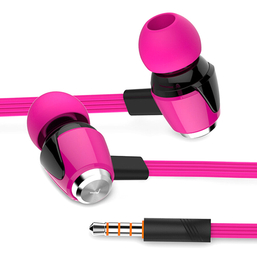(Rose) Headphones Ne Wire Control Music Calling Headset Gold 6914277491543