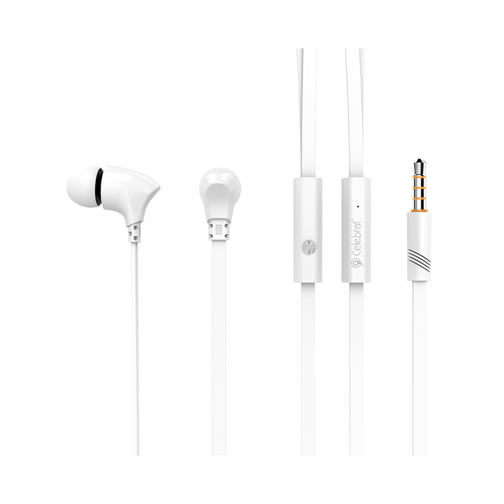 (White) Headphones Ne Stereo Music Calling Phone Headset White 6914279585417