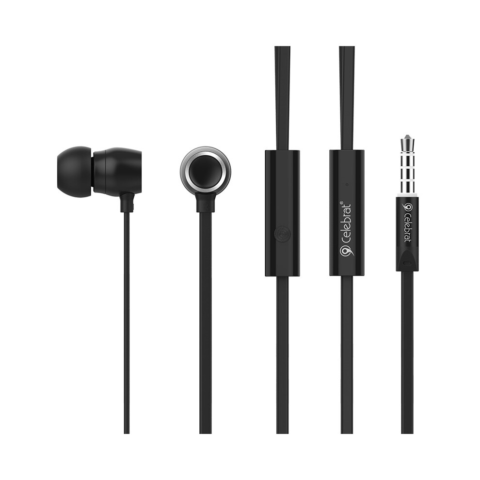 (Black) Headphones Earphone Stereo Music Calling Headset Black 6914275252863