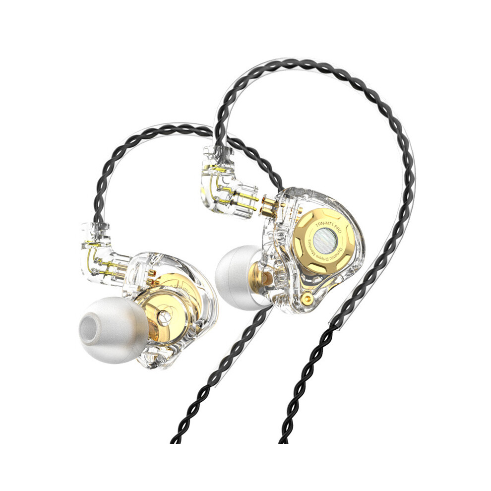(Transparent ) Headphones Heavy Bass Music Headset Without Mic White 6914278682445