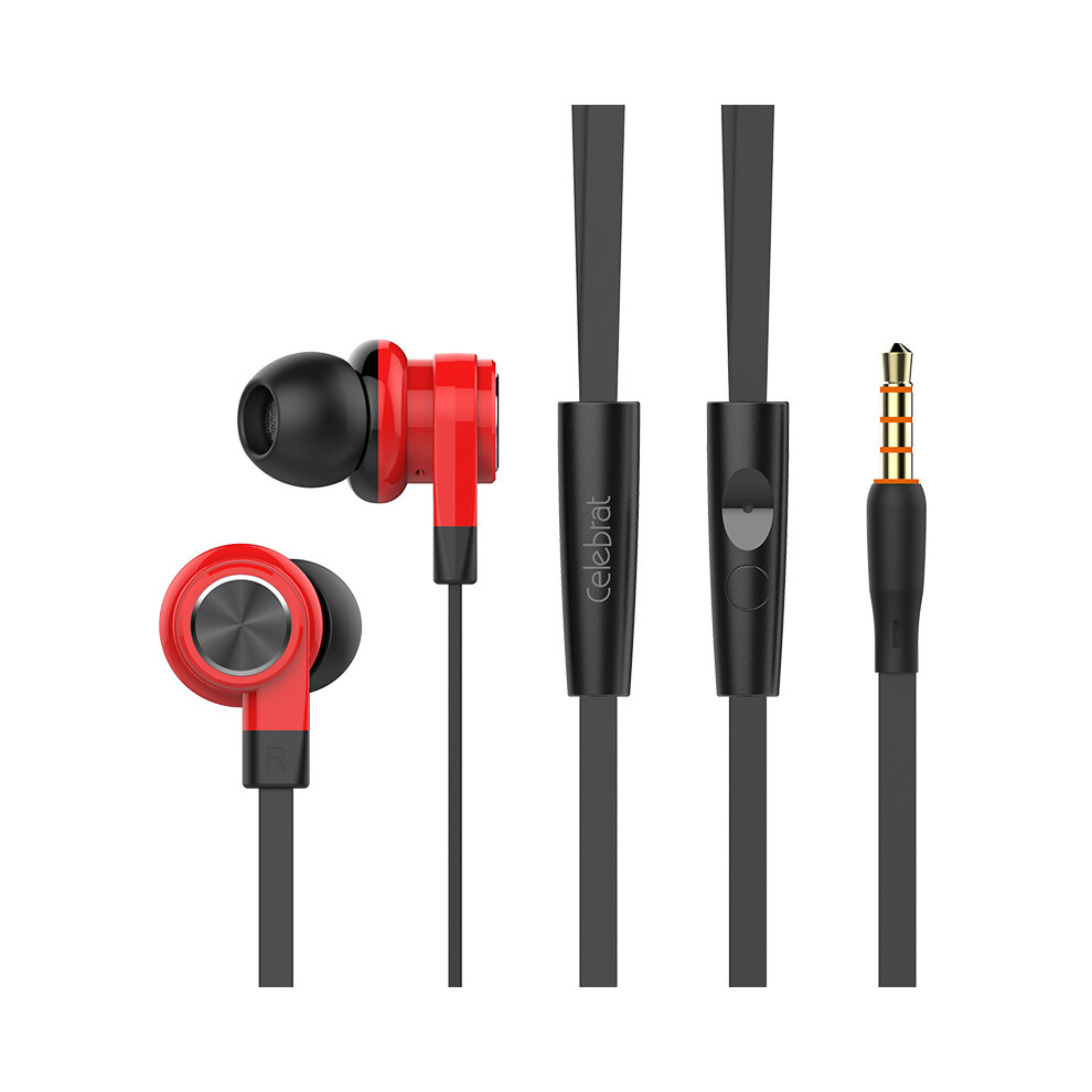 (Red) Headphones Wi Headphones With 3.5Mm Connector Red 6914279394705