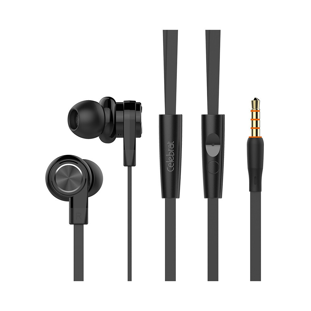 (Black) Headphones Wired Headphones With 3.5Mm Connector Black 6914274776643