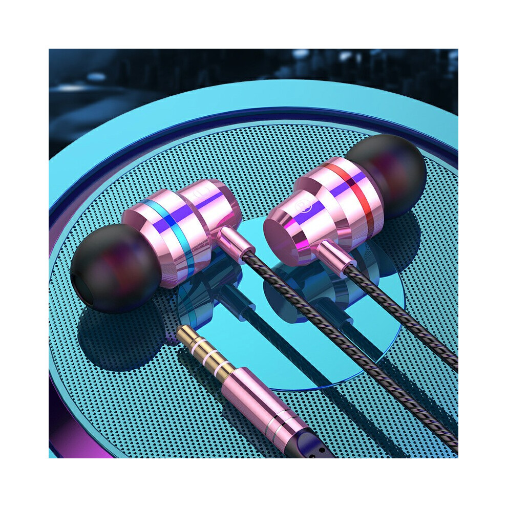 (Rose ) Headphones Ired Headset Music Headphone Earphone Gold 6914275165422