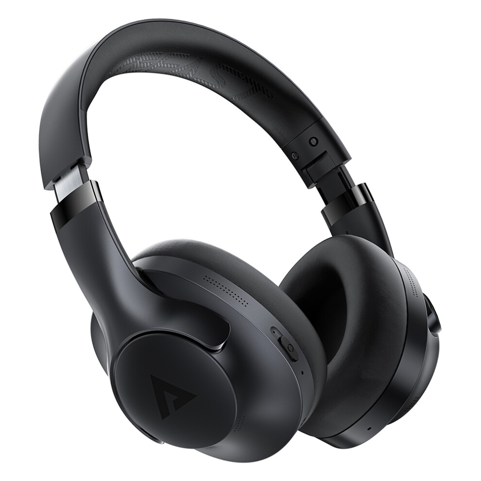 (Black) Headphones Sound Bluetooth-Compatible Headphone Black 6914278827587